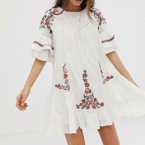 Free People Pavlo Dress Embroidery NEW NWT XS